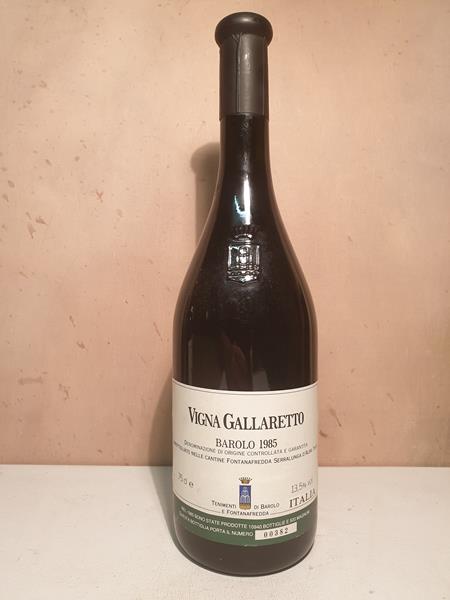 Fontanafredda - Vigna Gallaretto Barolo DOCG 1985