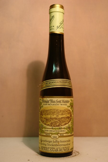 Max Ferd. Richter - Brauneberger Juffer-Sonnenuhr Riesling Trockenbeerenauslese 1992 375ml