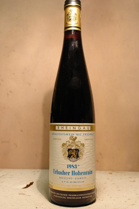 Eberhart Ritter und Edler von Oetinger - Erbacher Hohenrain Riesling Eiswein 1983