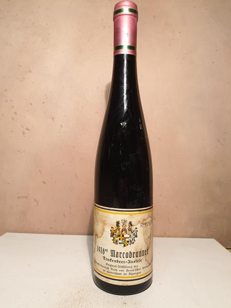 Reichsfreiherrlich Raitz von Frentz´sches Weingut (Wachstum Staatsweingut) - Marcobrunner Riesling Trockenbeerenauslese 1938