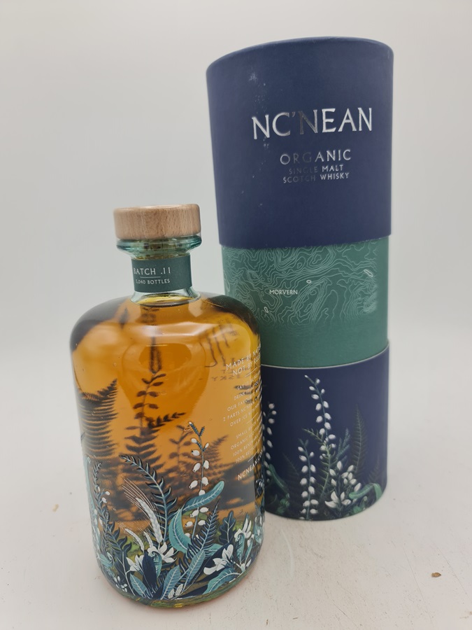 Nc'Nean 2018 3 Years Old bottled 2021 Organic Single Malt Scotch Whisky Batch 11 46,0% alc by vol 700ml OC