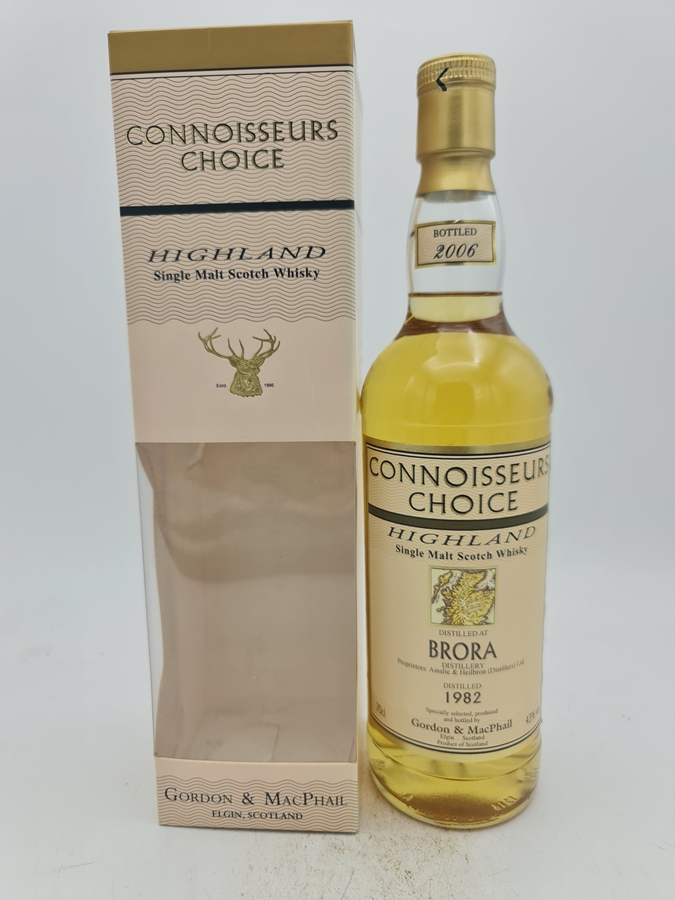 Brora 1982 24 Years Old bottled 2006 Gordon & MacPhail (GM) Connoisseurs Choice Refill Sherry Butts 43,0% alc by vol. 700ml with OC