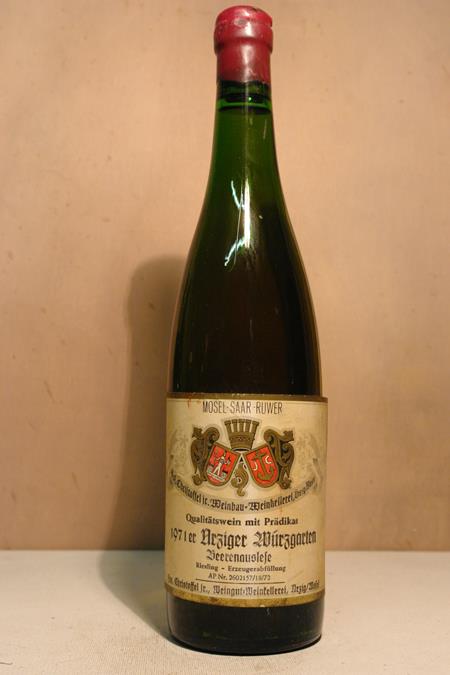 Jos. Christoffel Jr. (Christoffel-Prüm) - Uerziger Würzgarten Riesling Beerenauslese 1971