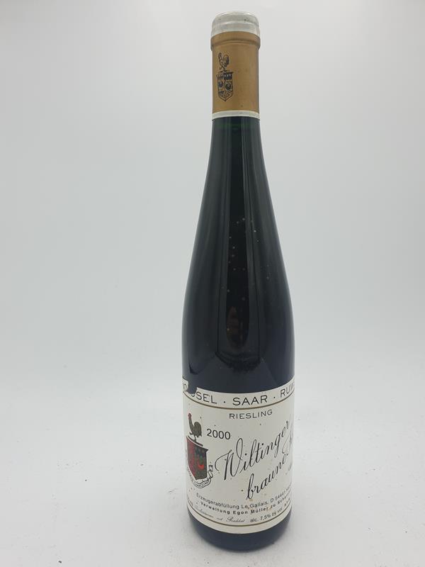 Le Gallais 'Egon Müller zu Scharzhof ' - Wiltinger braune Kupp Riesling Auslese Goldkapsel Versteigerungswein 2000