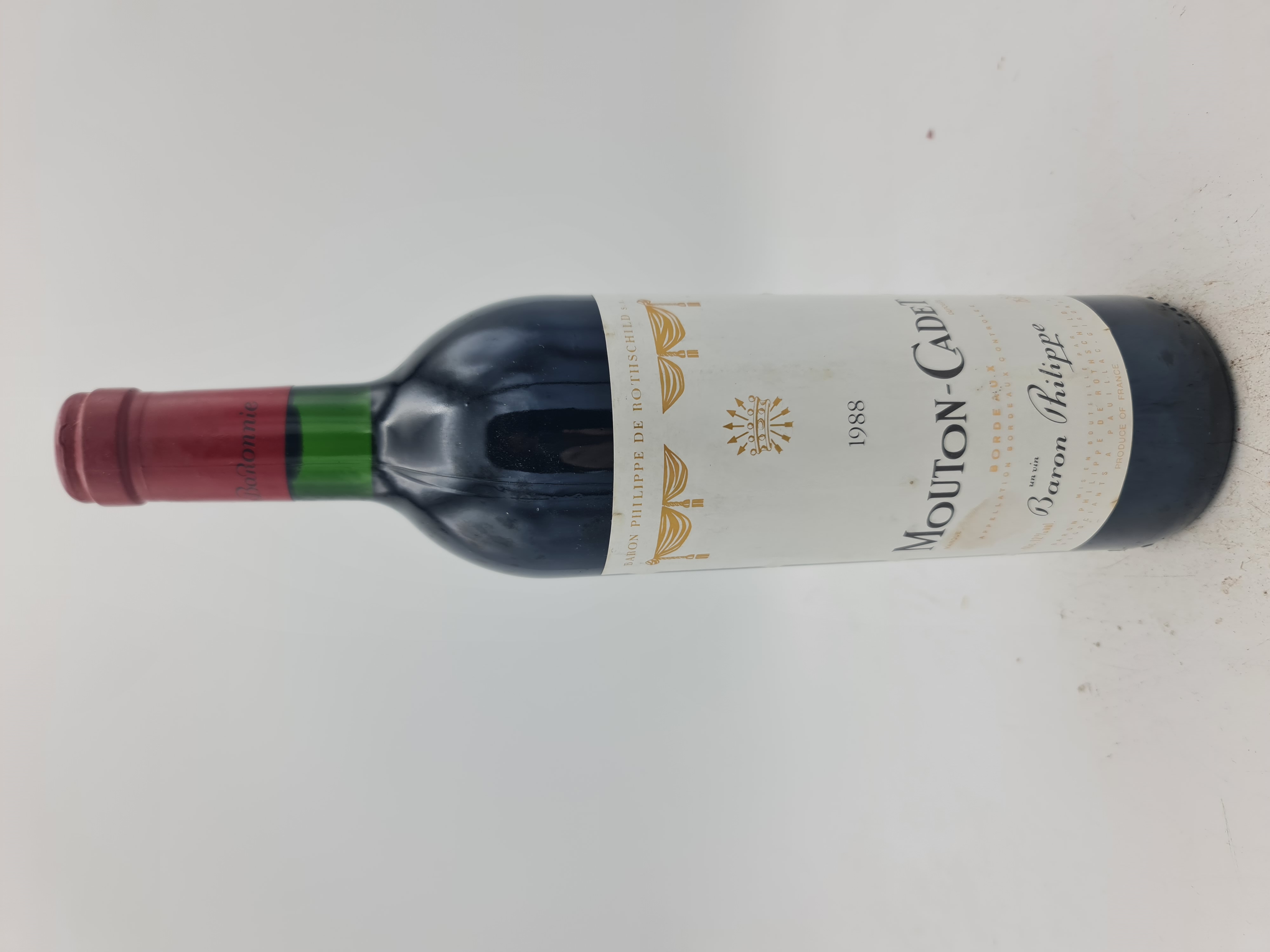 Château Mouton Cadet Philippe De Rothschild 1988