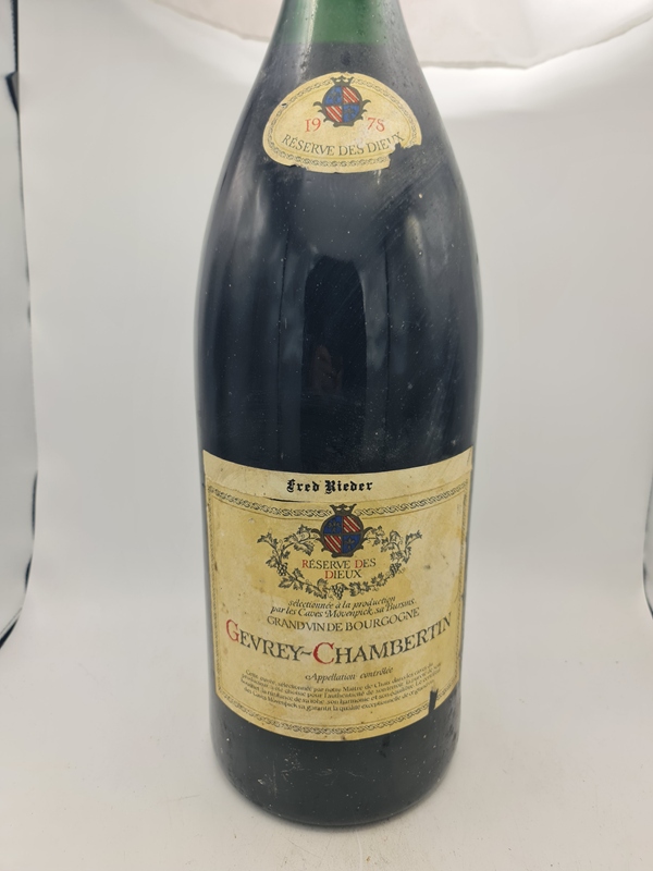 Fred Rieder 'Caves Moevenpick' - Gevrey-Chambertin Réserve des Dieux 1978 Balthazar 12000ml