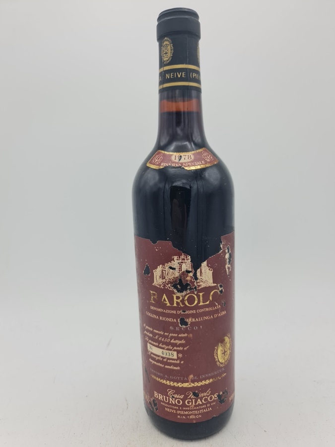 Bruno Giacosa - Collina Rionda Barolo Riserva DOCG 1978 Bt N°4038