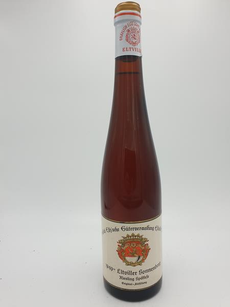 Schloss Eltz - Eltviller Sonnenberg Riesling Spätlese 1949