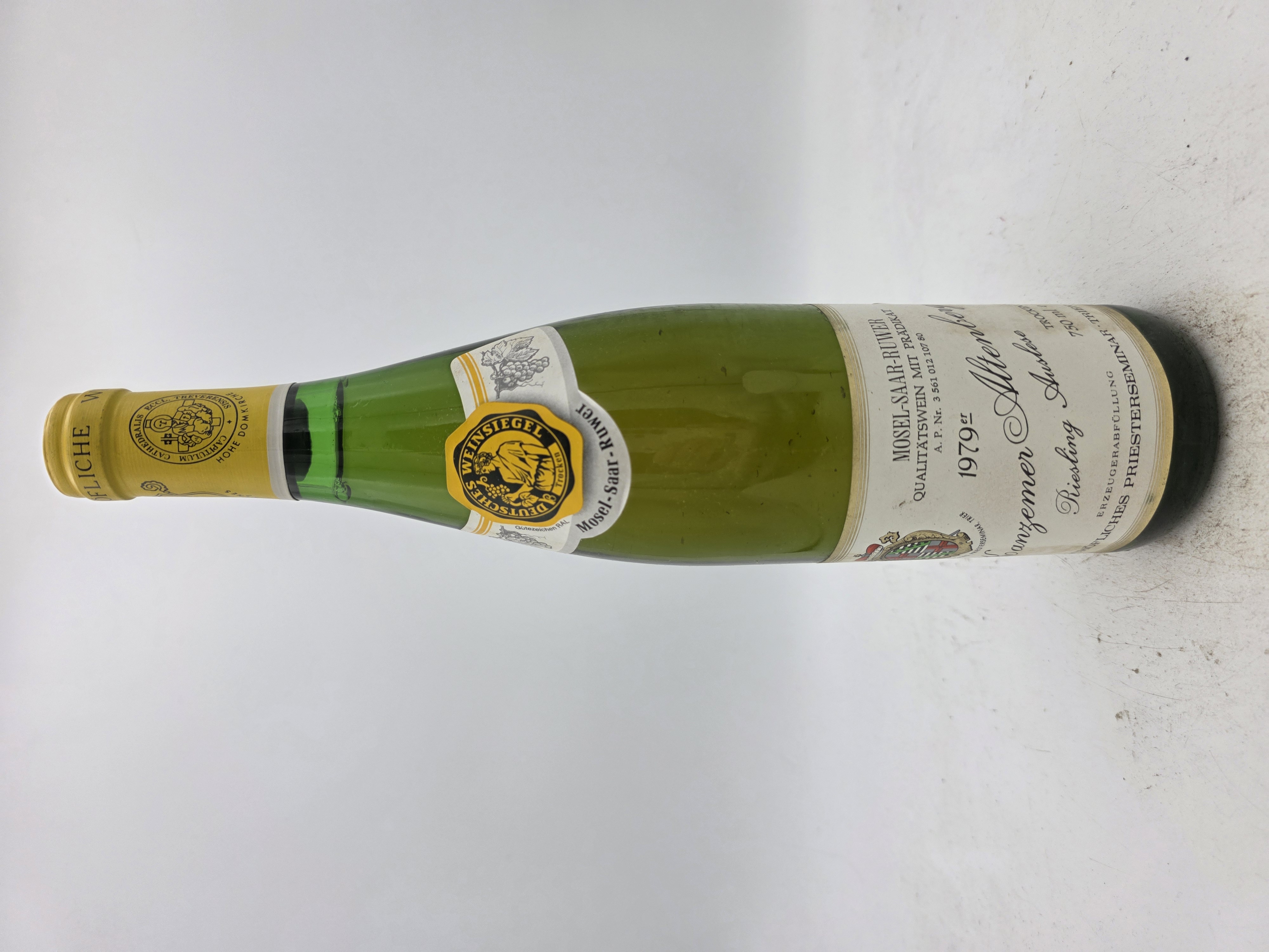 Bischöfliches Priesterseminar - Kanzemer Altenberg Riesling Auslese trocken dry 1979