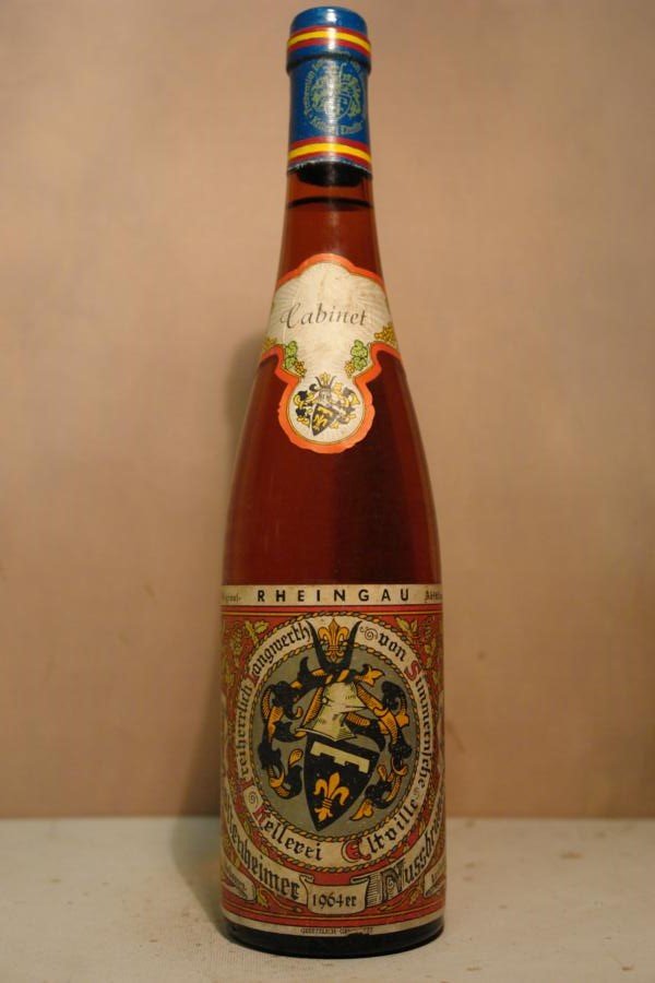 Freiherr Langwerth von Simmern - Hattenheimer Nußbrunnen Riesling Edelbeerenauslese Cabinet 1964