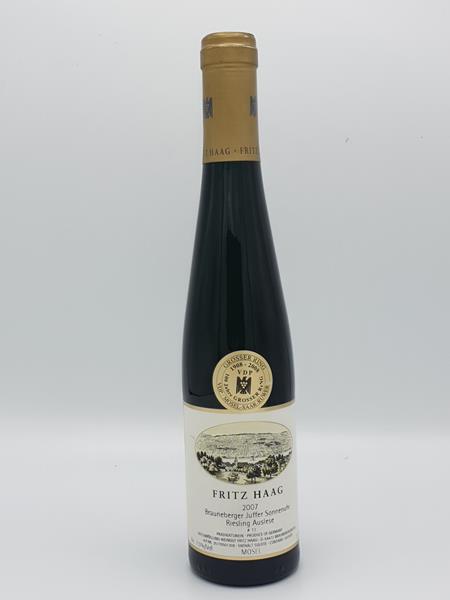 Fritz Haag  - Brauneberger Juffer-Sonnenuhr Riesling Auslese Goldkapsel Versteigerungswein 2007 N°13 375ml