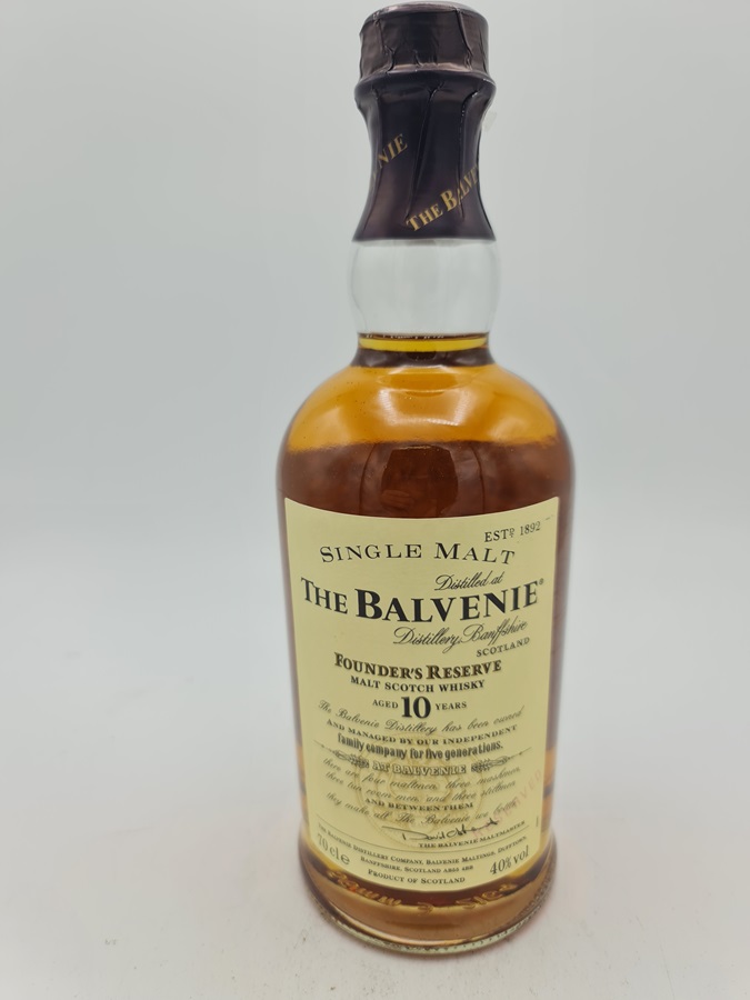 Balvenie 10 Years Old Single Malt Scotch Whisky Founder's Reserve 40,0% alc by vol 700ml