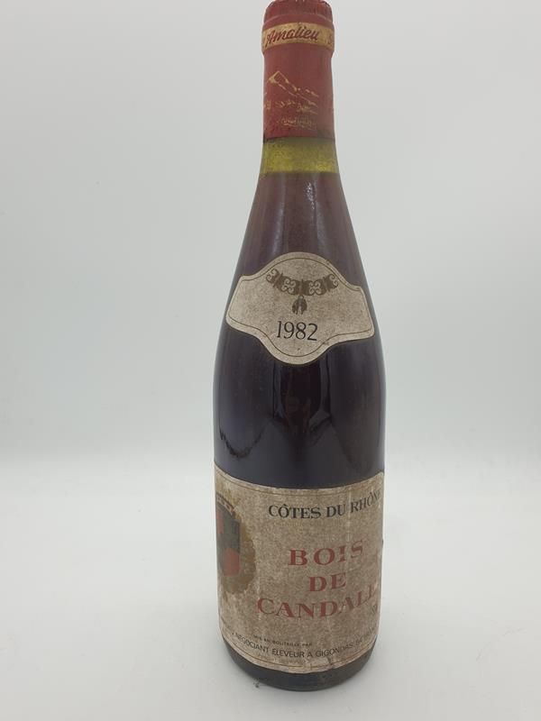 Pierre Amadieu - Bois de Candale A.C. Côtes du Rhône 1982