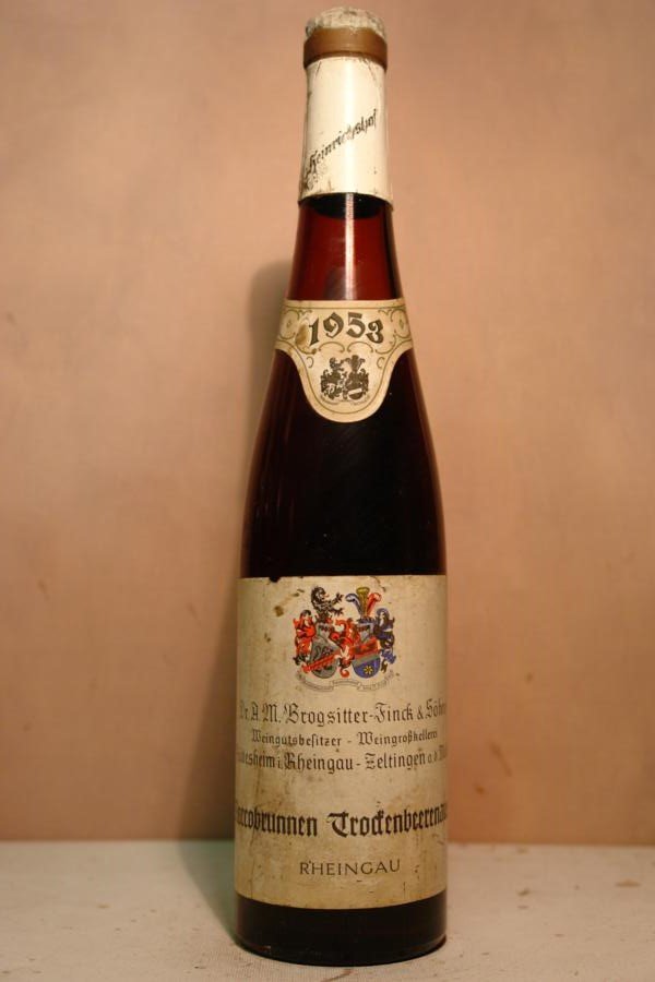 Dr. A. M. Brogsitter-Finck & Söhne 'Staatsweingut' - Marcobrunnen Riesling Trockenbeerenauslese 1953