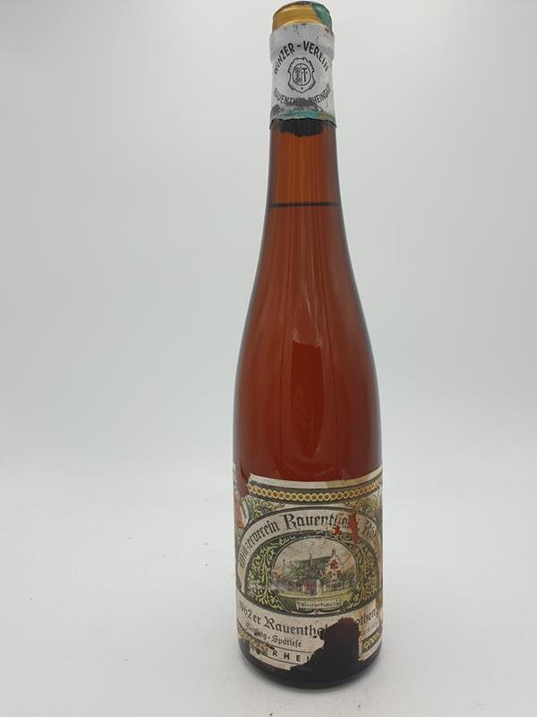 Winzerverein Rauenthal - Rauenthaler Rothenberg Riesling Spätlese 1962