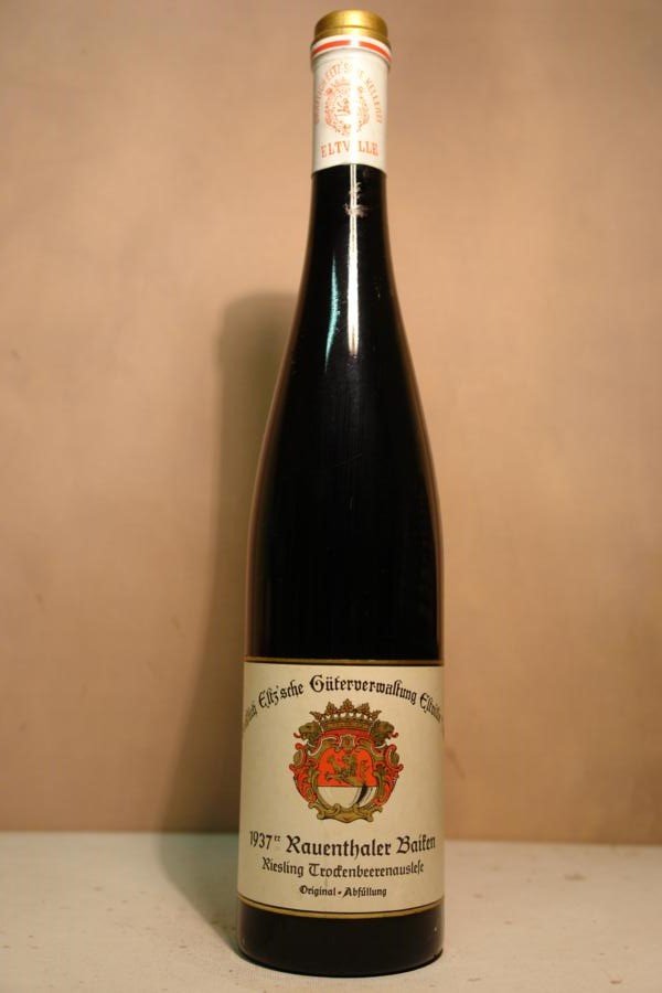 Schloss Eltz - Rauenthaler Baiken Riesling Trockenbeerenauslese 1937