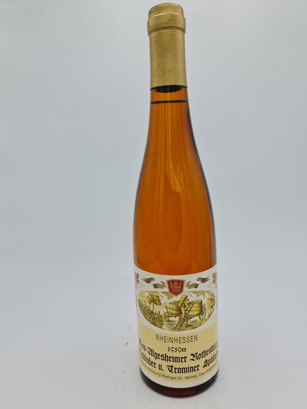 Weingut Dr. Motzel - Gau-Algesheimer Rothenberg Ruländer und Traminer Spätlese 1959