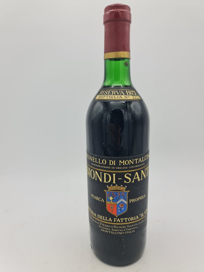 Biondi Santi - Brunello di Montalcino 'Il Greppo' RISERVA N° 3910 1975