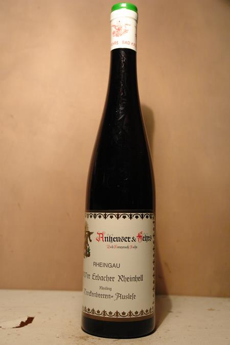 Anheuser & Fehrs (Schloss Reinhartshausen) - Erbacher Rheinhell Riesling Trockenbeerenauslese 1937
