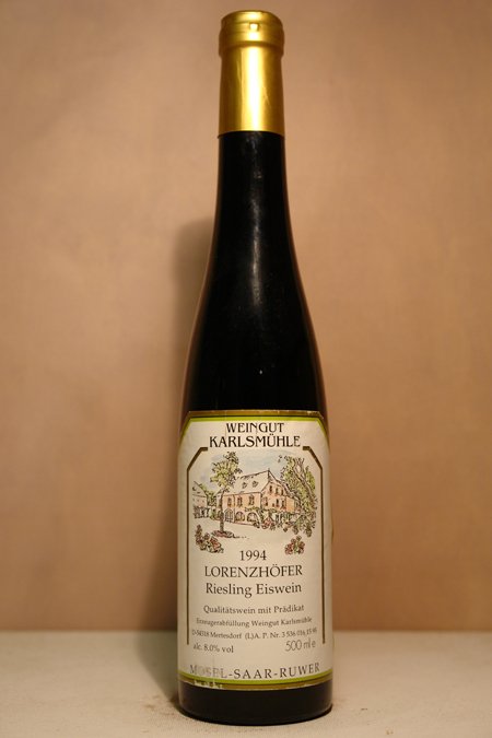 Weingut Karlsmühle - Lorenzhöfer Riesling Eiswein 1994 500ml