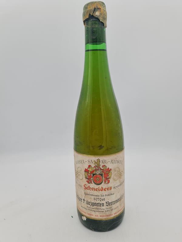 Weingut Heinrich Jos. Schneider Wachstum Bender - Ürziger Würzgarten Riesling Beerenauslese 1976