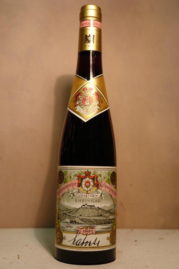 Schloss Johannisberg - Riesling Beerenauslese Rosa-Goldlack 1949