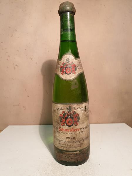 Weingut Heinrich Jos. Schneiders - Wiltinger Klosterberg Riesling Spätlese 'Wachstum Lorenz' 1969