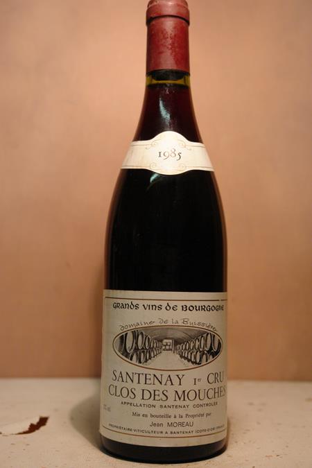 Jean Moreau - Santenay 1er cru 'Clos des Mouches' 1985