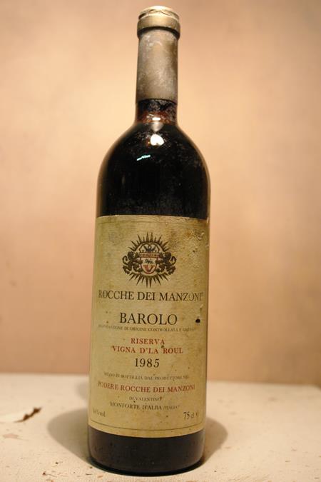 Podere Rocche dei Manzoni - Barolo Riserva 'Vigna d'la Roul' 1985