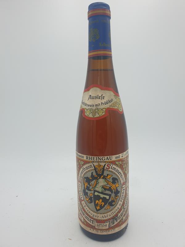 Freiherr Langwerth von Simmern - Hattenheimer Nußbrunnen Riesling Auslese 1976