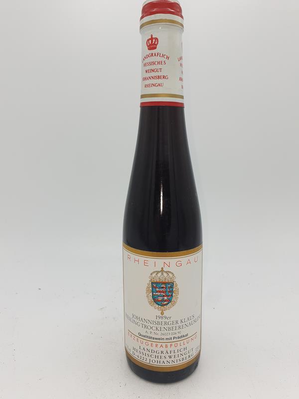 Prinz von Hessen - Johannisberger Klaus Riesling Trockenbeerenauslese 1989 375ml