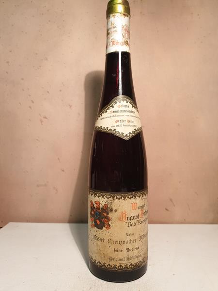 Weingut August Anheuser - Kreuznacher Mönchberg Riesling feine Auslese 1959