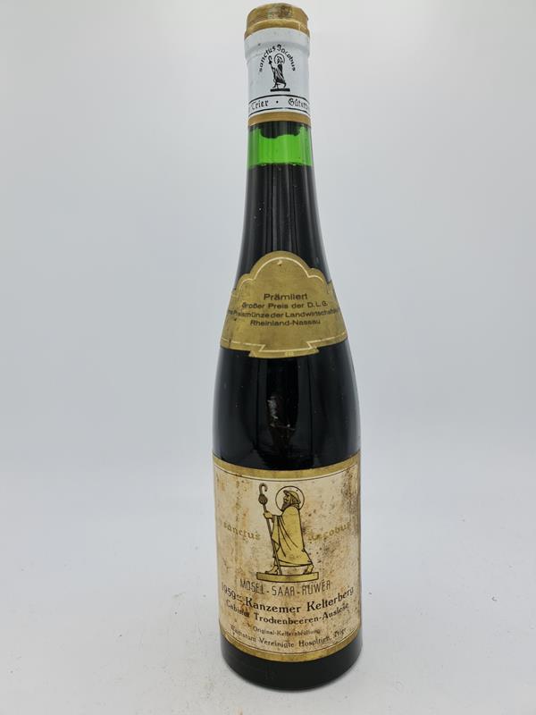 Vereinigte Hospitien 'Sanctus Jacobus' Trier - Kanzemer Kelterberg Riesling Trockenbeerenauslese Cabinet 1959