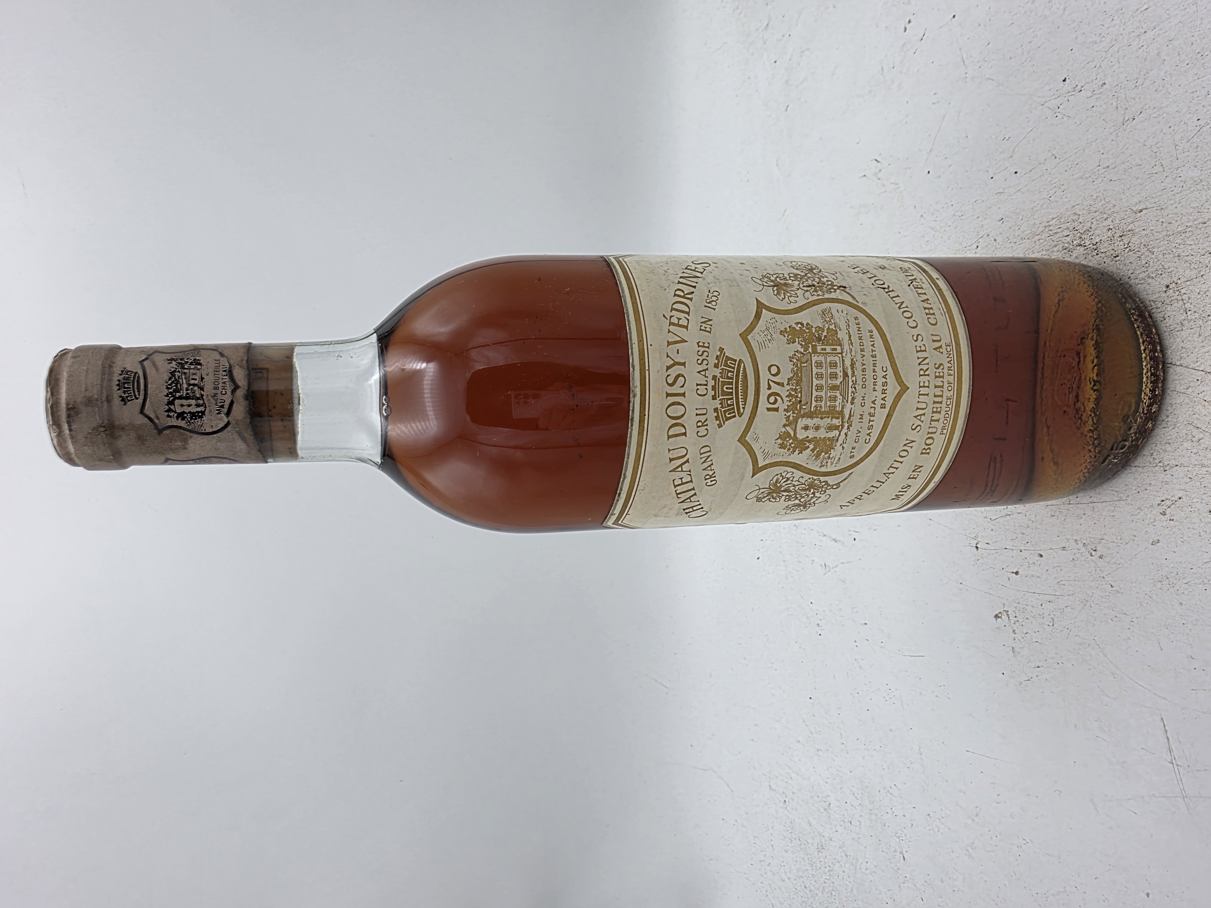 Château Doisy-Védrines Grand Cru Classé Sauternes 1970