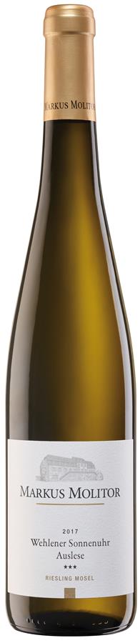 Markus Molitor - Wehlener Sonnenuhr Riesling Auslese *** (3 STAR) Goldkapsel 2017 12000ml