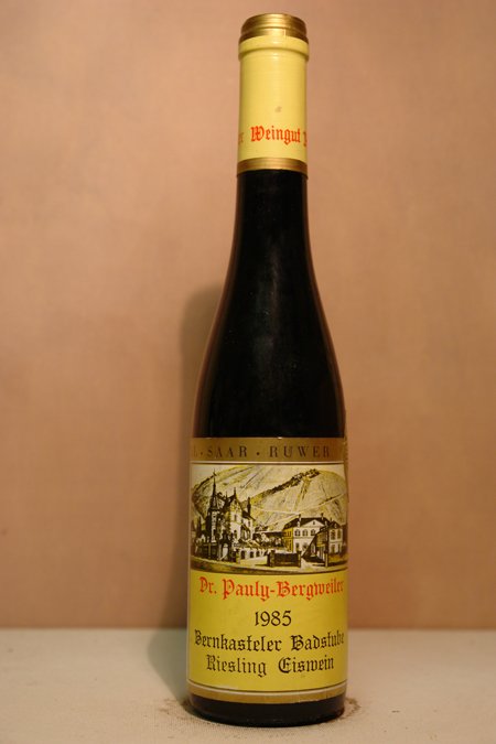 Dr. Pauly Bergweiler - Bernkasteler Badstube Riesling Eiswein Goldkapsel 1985 375ml