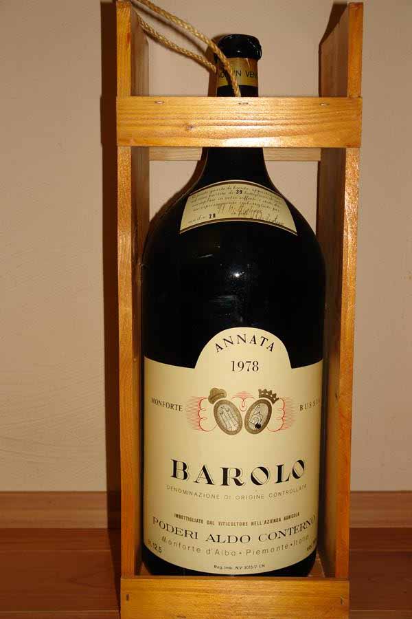 Poderi Aldo Conterno - Barolo DOCG 1978 Di Brenta 12500ml OWC bottle 28 of 39 original signed of the Late Aldo Conterno himself