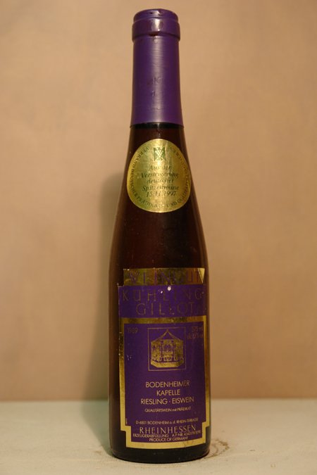 Kühling-Gillot - Bodenheimer Kapelle Riesling Eiswein Versteigerungswein 1989 375ml