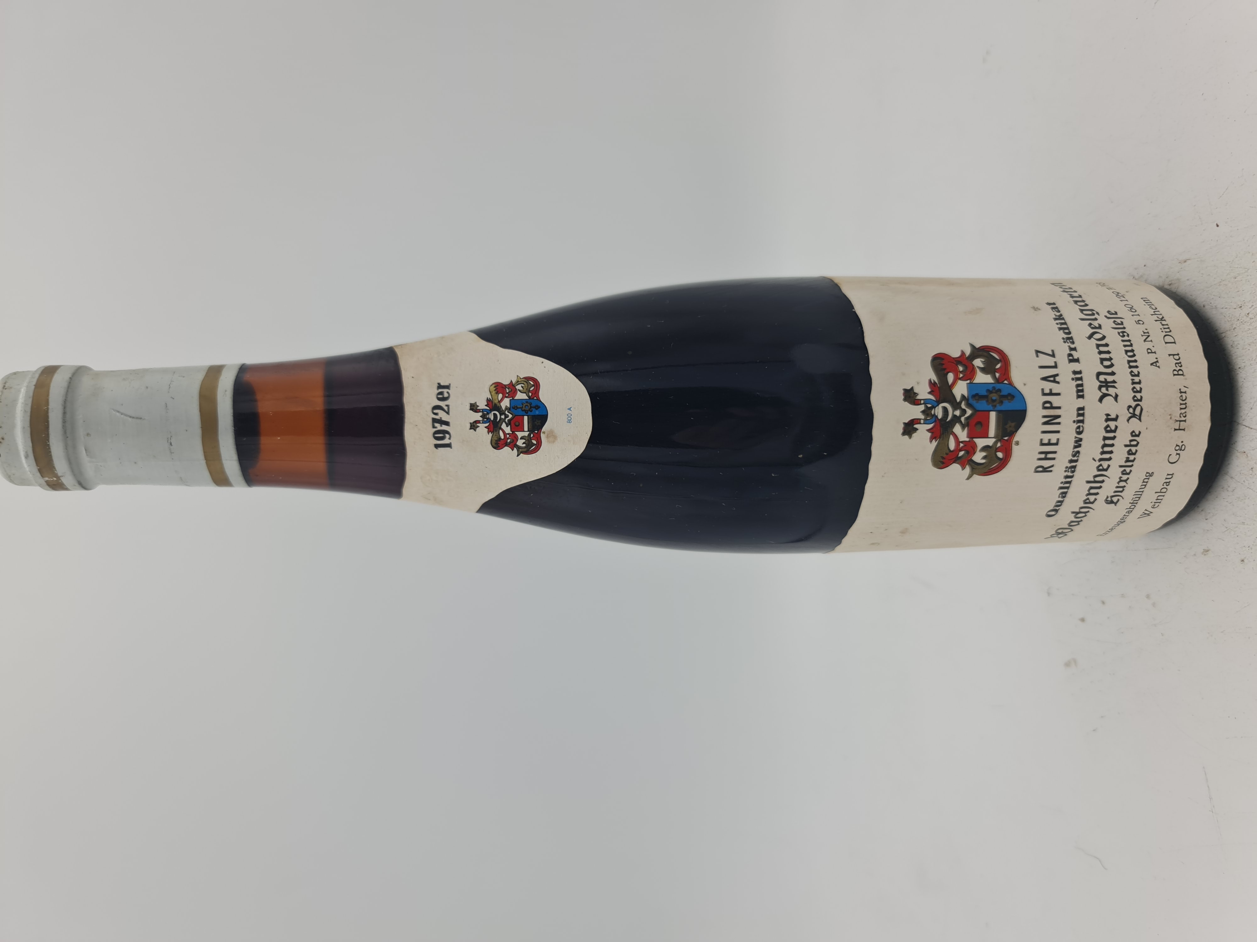 Weinbau Hauer - Wachenheimer Mandelgarten Huxelrebe Beerenauslese 1972