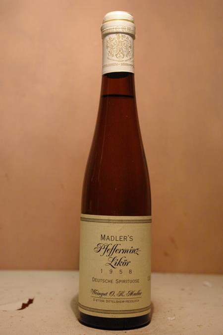 Weingut Peter Anton Madler - Pfefferminzlikör Jahrgang 1958 375ml