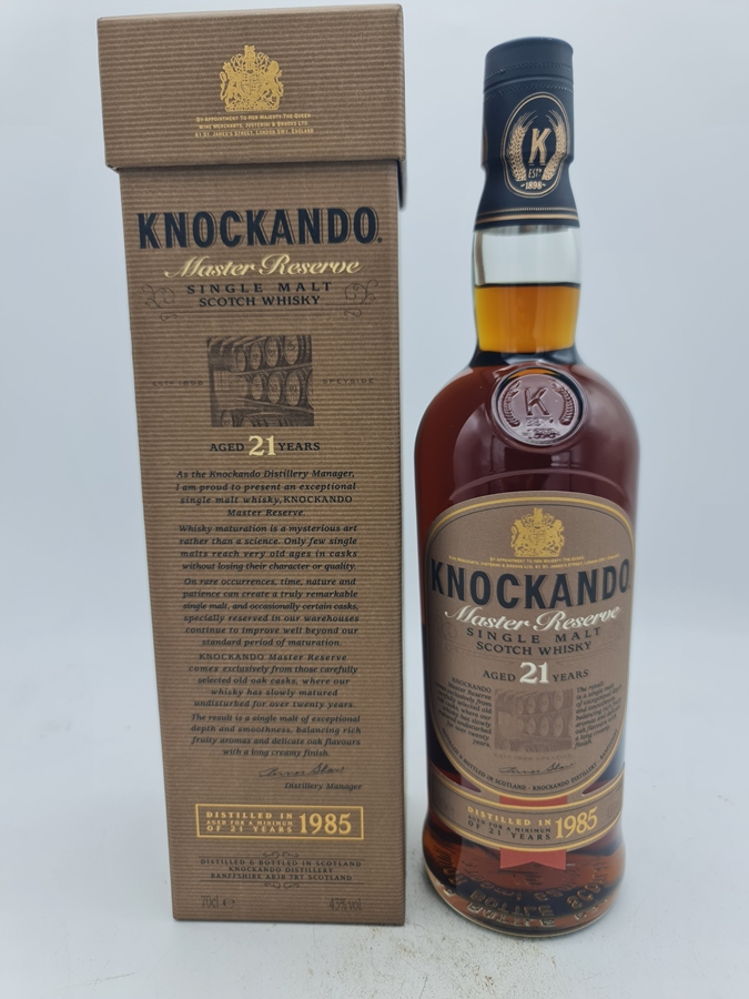 Knockando 1985 21 Years Old bottled 2006 Master Reserve 43,0% alc by vol. 700ml with OC