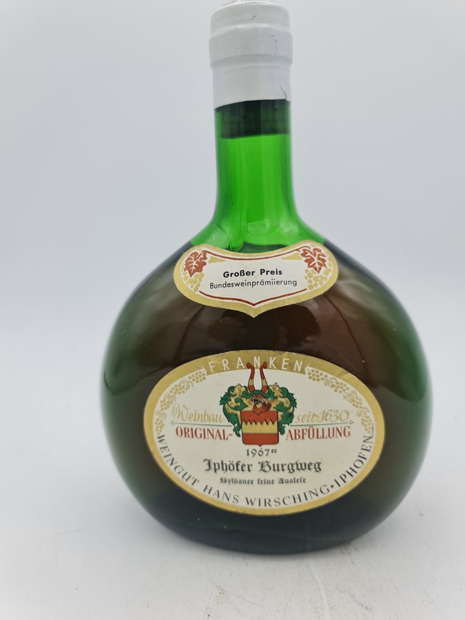 Weingut Hans Wirsching - Iphöfer Burgweg Silvaner feine Auslese 1967