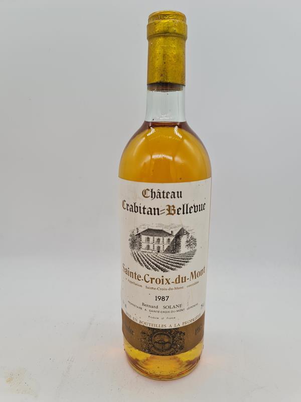 Château Crabitan-Bellevue Sainte-Croix-du-Mont Dessertwein 1987