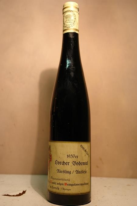 Graf von Kanitz - Lorcher Bodental Riesling Auslese 1937