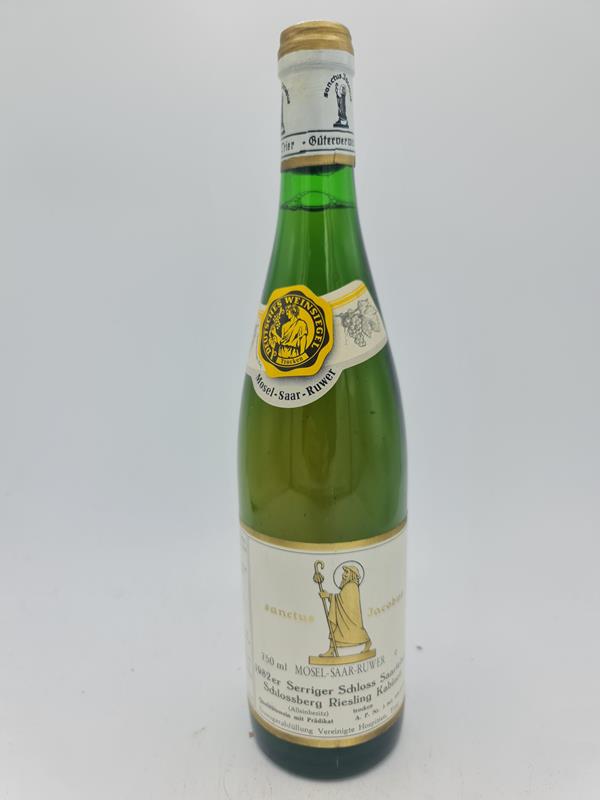 Vereinigte Hospitien 'Sanctus Jacobus' Trier - Serriger Schloss Saarfelser Schlossberg Riesling kabinett 1982