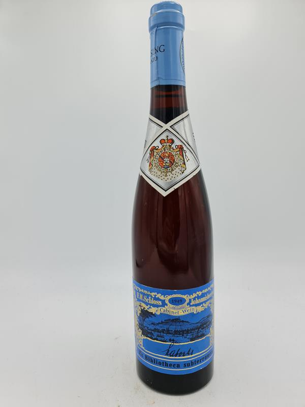 Schloss Johannisberg - Riesling Auslese Himmelblaulack 1949 Ex Bibliotheca subterranea