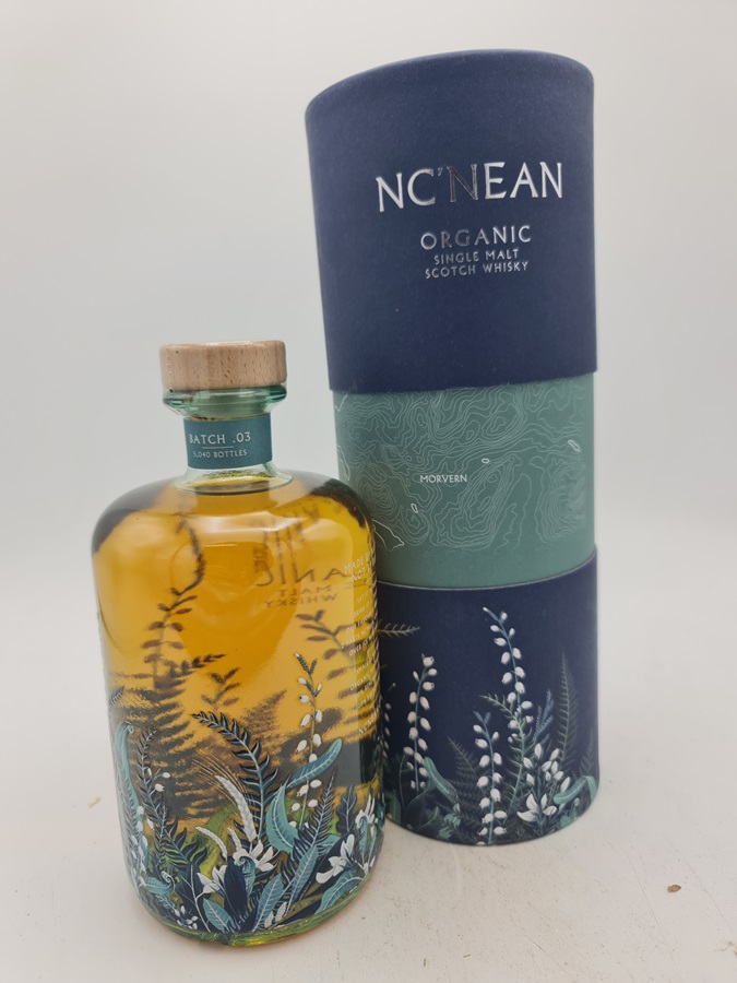 Nc'Nean 2017 3 Years Old bottled 2020 Organic Single Malt Scotch Whisky Batch 03 46,0% alc by vol 700ml OC