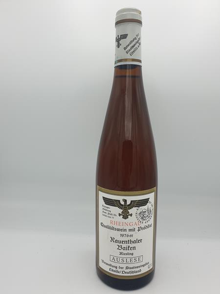 Hessische Staatsweingüter Kloster Eberbach - Rauenthaler Baiken Riesling Auslese Versteigerungswein 1976