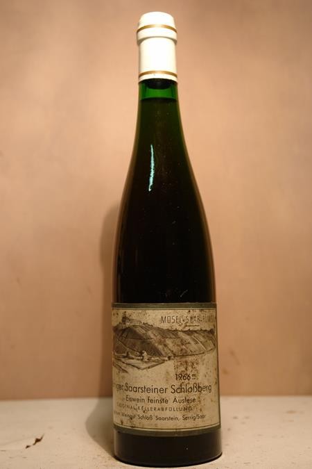 Schloss Saarstein - Serriger Schloss Saarsteiner Schlossberg Riesling Eiswein feinste Auslese 1966