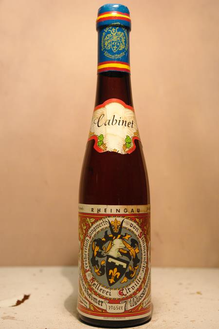 Freiherr Langwerth von Simmern - Hattenheimer Nussbrunnen Riesling Eiswein-Auslese 1965 375ml